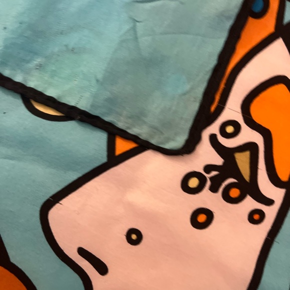 Vintage Peter Max Silk Print Scarf - Picture 5 of 7